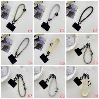 Correa de muñeca para teléfono con textura de serpiente, abalorio para teléfono, cuerda de seguridad, cordón corto para teléfono móvil de 7mm, adornos colgantes - details 0