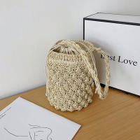Bolso de hombro hecho a mano para mujer, bolsa de playa con diseño tejido de paja, Bolso pequeño de viaje - details 15
