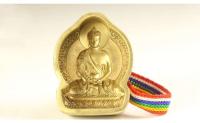Moldes de estatua de limpieza de latón puro, limpieza de agua de barro, oferta de productos étnicos tibetanos, Buda Amitabha - details 10