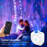 Luz de proyección de cielo estrellado colorido láser luz de noche gitana tecnología de dormitorio sala de graffiti control inteligente luz ambiental - details 15