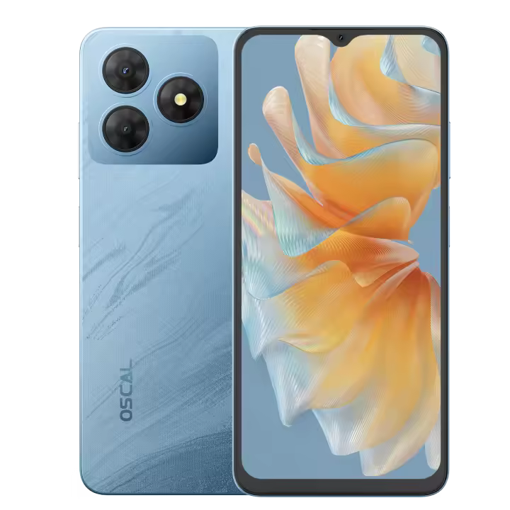 Blackview Oscal FLAT 2 Smartphone con Pantalla de 6.6 pulgadas, Batería de 5000mAh, RAM de 4GB, ROM de 256GB, Procesador Octa Core, Cámara de 13MP+8MP, Android 14 - 1