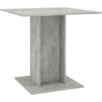 Mesa de Comedor Consola Cocina Bistró Restaurante Salón Sala de Estar Jardín Terraza Hogar Madera Contrachapada Gris Sonoma - details 21