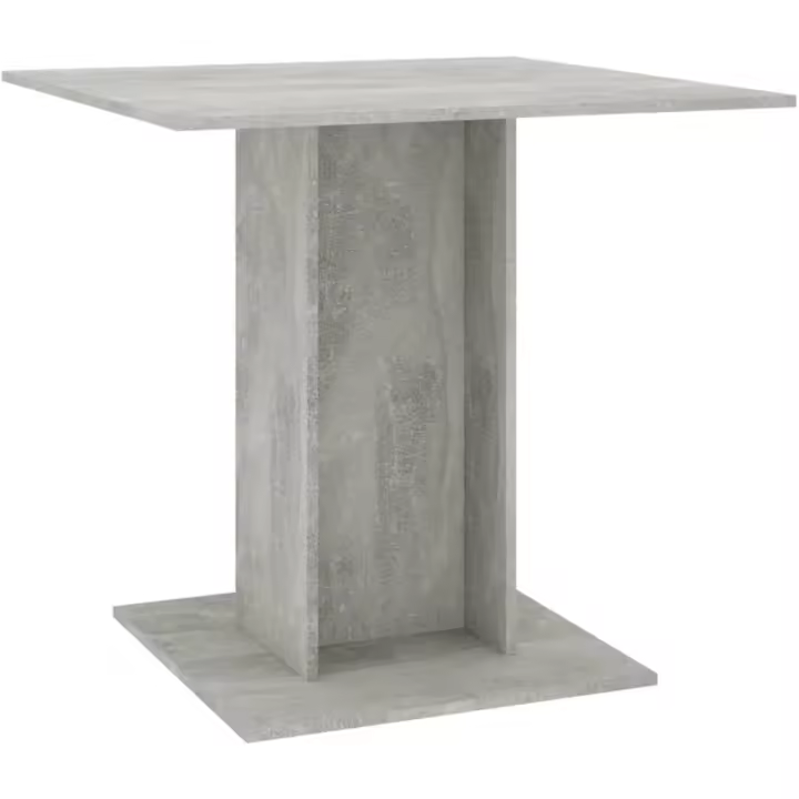 Mesa de Comedor Consola Cocina Bistró Restaurante Salón Sala de Estar Jardín Terraza Hogar Madera Contrachapada Gris Sonoma - 1