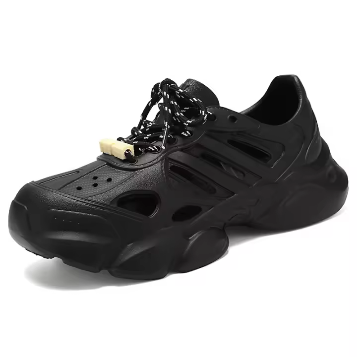 Zapatos de los hombres de verano nuevas sandalias de los hombres no apestan pies agujero zapatos de moda versátil casual zapatos hueco transpirable solo zapatos - 1