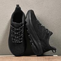 Zapatillas de Correr Antideslizantes de Cuero Nubuck Calzado Deportivo Casual para Hombres - details 29