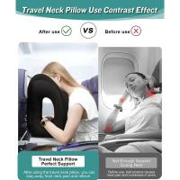 Almohada de Viaje Inflable Mejorada Soporte de Cuello para Descanso en Aire y Oficina - details 21
