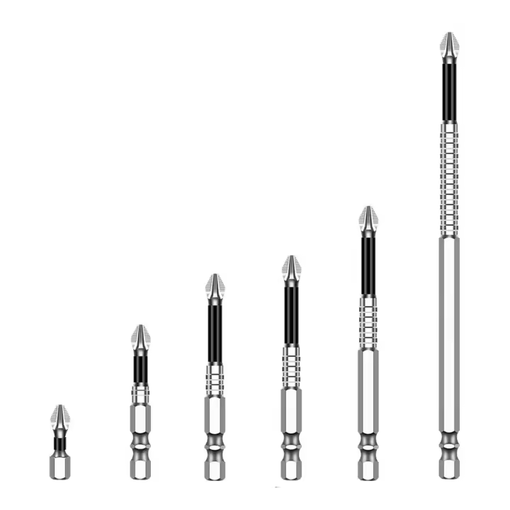 6 uds/10 Uds K5 cabeza de lote magnética antideslizante resistente a impactos broca de cabeza cruzada de alta dureza impermeable antideslizante - 1