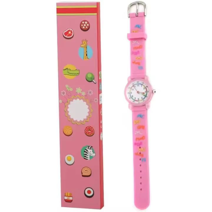 Reloj de Dibujos Animados Impermeable para Niños Reloj de Pulsera Ajustable para Hores de Juego Educativo - 1