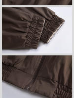 CHAIFENKO Chaqueta Bombé de Moda para Hombres Impermeable, Cierre de Cremallera, Forro de Poliéster - details 7