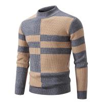 2025 Nuevo suéter informal de cuello medio alto para otoño e invierno para hombre, jersey de punto, suéter - details 0