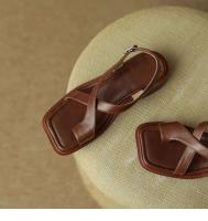 Nuevas sandalias romanas de fondo plano con suela de goma antideslizante, zapatos de mujer de moda - details 9