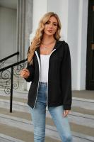 Sudadera con Capucha para Mujer Manga Larga, Bolsillo, Moda Primavera-Otoño, Tendencia 2025 - details 1