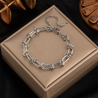 Pulsera de acero inoxidable 316L Estilo novedoso para mujeres Pulsera de oro antioxidante - details 2