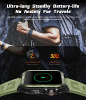 Relojes inteligentes hombre Multifuncional Bluetooth llamada Fitness exterior deporte mujer reloj - details 6