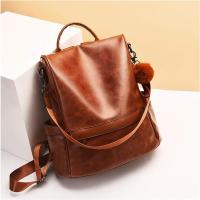 Mochila de Cuero de pu antirobo para Mujer, bolso de mano informal, bolso de viaje, bandolera - details 16