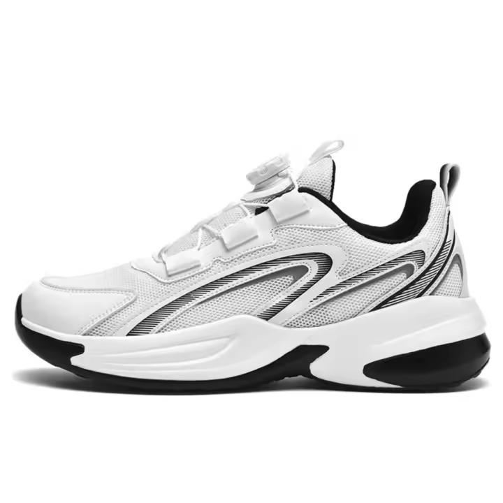 Nuevo par de zapatillas deportivas de estilo deportivo, puntera giratoria, malla, zapatillas de moda casual - 1