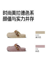 Stepping on Clouds Feeling Hole Shoes para mujer, novedad de verano, suela gruesa, moda, playa, hogar, interior, antideslizante, punta cerrada - details 10