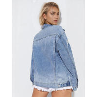 Vaqueros largos para mujer con agujeros, ropa de moda, novedad 2024 - details 3