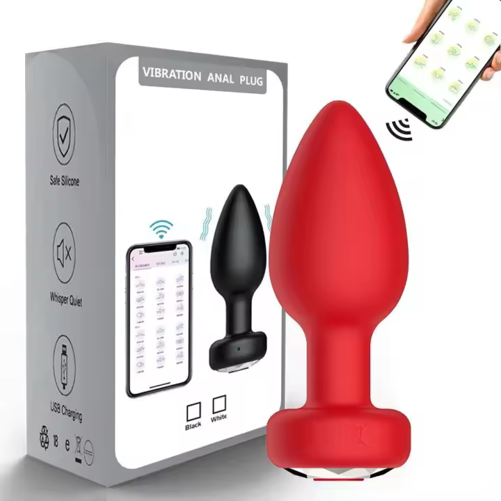 Leten Vibrador Anal 10 Velocidades Control Remoto Aplicación Masajeador Prostatas - 1