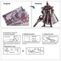 Piececool-Kits de construcción de modelos, rompecabezas de Metal 3D del Coronel del Imperio Qin, juego de bricolaje, rompecabezas para juguetes para adolescentes - details 4