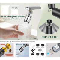 Aireador de grifo, grifo de cocina con cubierta de extremo giratorio de 360 °, ahorro de agua de espuma de dos modos, utilizado para grifo de fregadero de cocina y baño - details 2