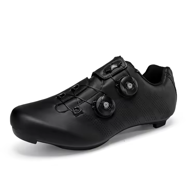 Zapatillas de ciclismo para hombre y mujer, zapatos de bicicleta compatibles con Peloton, Delta, Clip de tacos para ciclismo de carretera, interior y exterior, Pedal de gran tamaño - 1