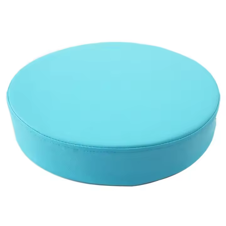 Cojín redondo de cuero de estilo japonés Simple, cojín de suelo suave y grueso, almohada lavable para ventana de meditación, sala de estar - 1