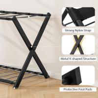 Portaequipajes Plegable Soporte de Metal para Maleta Ahorro de Espacio - details 16