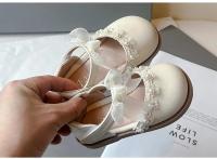 Primavera 2025 nuevos zapatos de vestir antideslizantes de fondo suave elegantes de estilo coreano a la moda de cuero para niñas de princesa - details 6