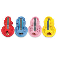 Zapatos de verano para perros pequeños, sandalias reflectantes transpirables antideslizantes, calcetines para mascotas, zapatillas para cachorros, Chihuahua, Yorkie, botas para exteriores - details 2