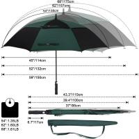 Paraguas de golf con apertura automática, paraguas impermeables a prueba de viento con techo doble extra grande de gran tamaño - details 141