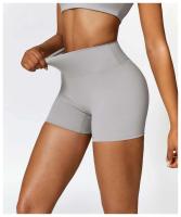 Pantalones cortos de yoga para mujer, bodys deportivos transpirables de cintura alta, para correr, gimnasio y entrenamiento de verano - details 23