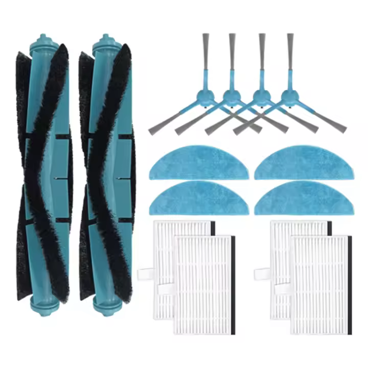 Almohadillas de mopa con filtro HEPA para Cecotec Conga, cepillo lateral principal, accesorios para aspiradora serie inmortal 7490/8290 - 1