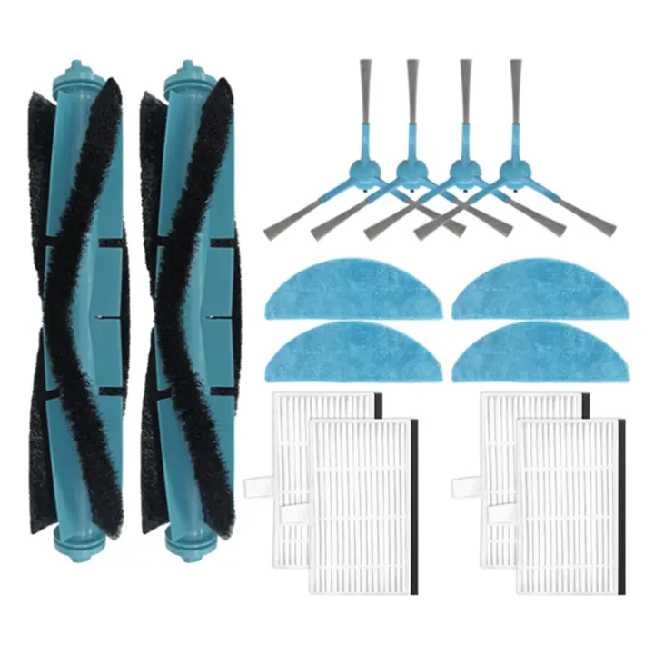 Almohadillas de mopa con filtro HEPA para Cecotec Conga, cepillo lateral principal, accesorios para aspiradora serie inmortal 7490/8290 - 1