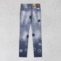 Dsquared2 pantalones vaqueros ajustados para hombre SN34 pantalones holgados con agujeros y emblemas pantalones vaqueros bordados - details 5