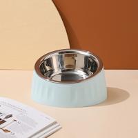 Herramienta de alimentación para mascotas, cuenco de acero inoxidable para gatos, alimentador doble antiderrames para gatos, cuenco de alimentación para mascotas antivuelco multiusos, protección del cuello - details 10