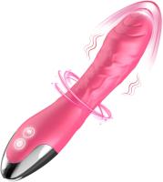 Vibrador realista de 7,7 pulgadas para mujeres, 10 potentes modos de vibración para estimulación del clítoris y del punto G, juguetes sexuales para adultos de rosas impermeables para mujeres y parejas - details 0
