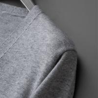 Cardigan de Punto de Marca Superior Novedad Primavera-Otoño Estilo Casual Coreano con Abertura Lateral V-cuello - details 10