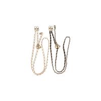 Cadena cruzada antipérdida para teléfono, funda de teléfono de cuero PU con metal, correas ajustables de lujo para colgar del cuello, para chicas y damas - details 4