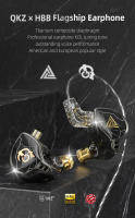 Original QKZ X HBB Joint Name Earphones 10MM In Ear HIFI IEMs Monitors Headset Hi-Res Audio Fancier Music Gaming Wired Headphone - details 2