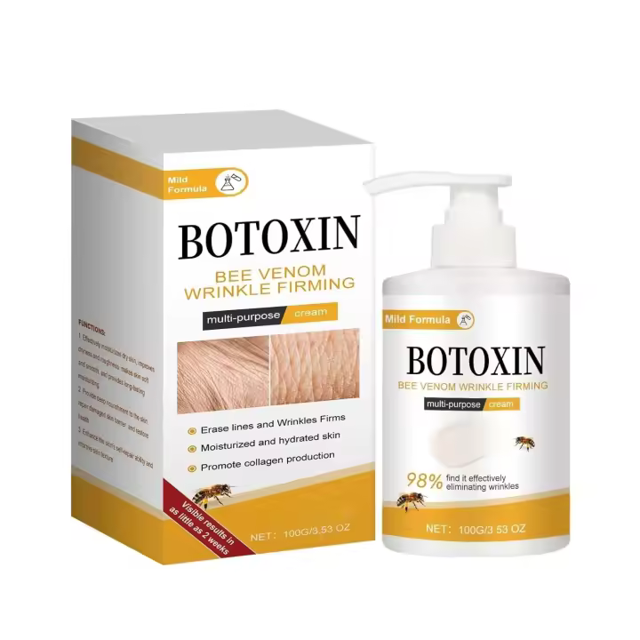 Crema reafirmante multiusos para eliminar arrugas con veneno de abeja, crema hidratante y reafirmante, crema para el tratamiento de la piel antienvejecimiento - 1