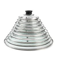 Tapa De Sartén De Vidrio Templado Redonda Accesorio De Cocina Partes De Olla Visibilidad Vertical Tapa Horizontal 20-30cm - details 3