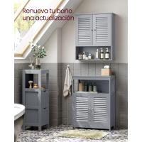 Armario de Pared para Baño Armario Colgante Armario de Almacenamiento con Estante Ajustable - details 13
