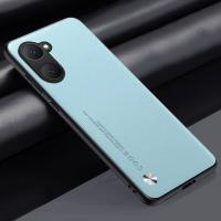 Funda de cuero PU de lujo para Vivo Y03 4G, carcasa trasera de silicona mate a prueba de golpes, protección completa, funda de teléfono para Vivo Y16 Y02S Coque - details 10