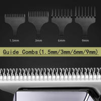 Kemei-cortadora de pelo eléctrica para hombre, máquina de corte de pelo de barbero con pantalla LCD, USB, 1200mAh, ajuste de 2 velocidades, 5w - details 4
