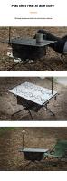 Mesa de camping plegable al aire libre viajar multifunción pesca Portátil 60*40*37CM - details 8