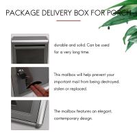 Caja Postal de aleación de aluminio para decoración del hogar, buzón de correo seguro bloqueable Vintage, adorno de jardín - details 5