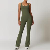 Mono de Yoga ajustado para mujer, Adelgazante y adelgazante, con un traje de Yoga y Fitness integrado ligeramente acampanado - details 2