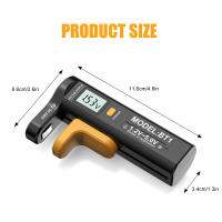 Probador de batería Digital BT-1, pantalla LCD, 9V/1,5 V/AA/AAA, probador de capacidad de batería Universal, comprobador de voltios de celda de botón - details 5