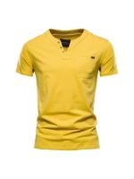 Camiseta informal japonesa de verano para hombre, Camiseta deportiva a la moda, Camiseta ajustada con bolsillo de algodón, camiseta de manga corta para hombre - details 4